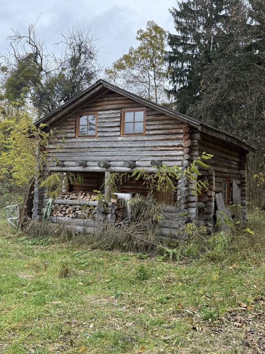 Vand cabana din lemn rotund