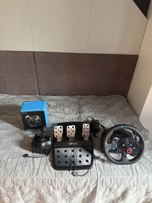 Logitech G29+Shifter КАТО НОВ!!!