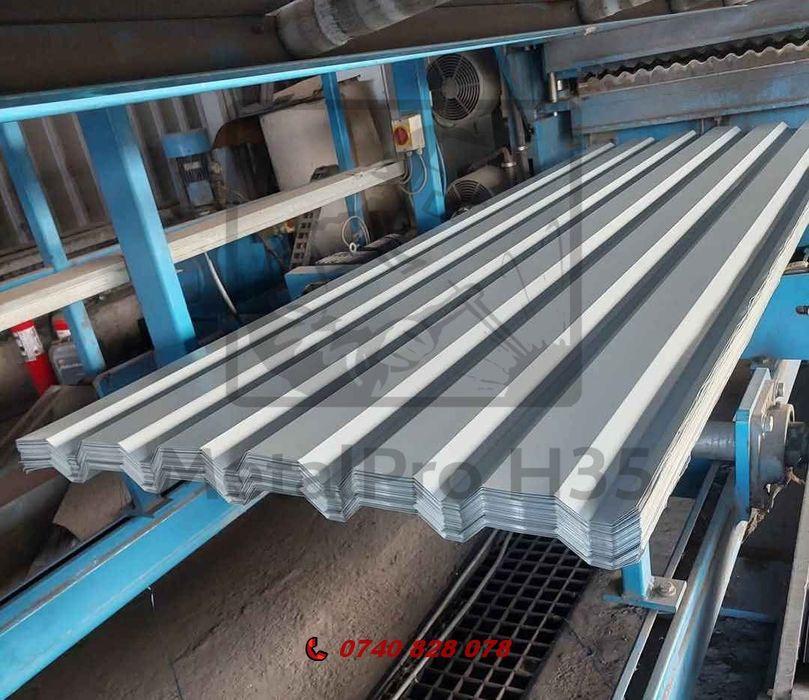 Tabla cutată H35 – 6.2m – grosime 0.5mm