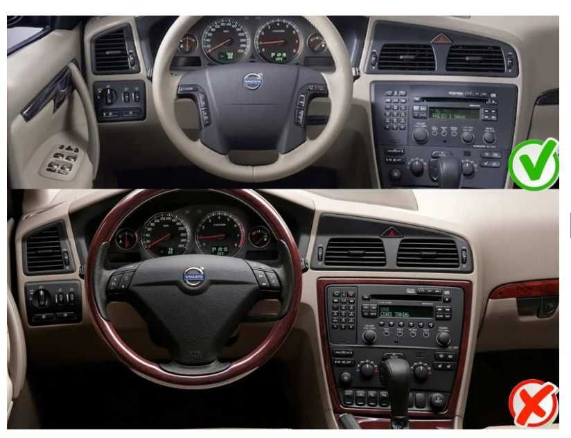 9-инчова мултимедия за Volvo S60  V70  XC70 (2000–2009) подарък камера
