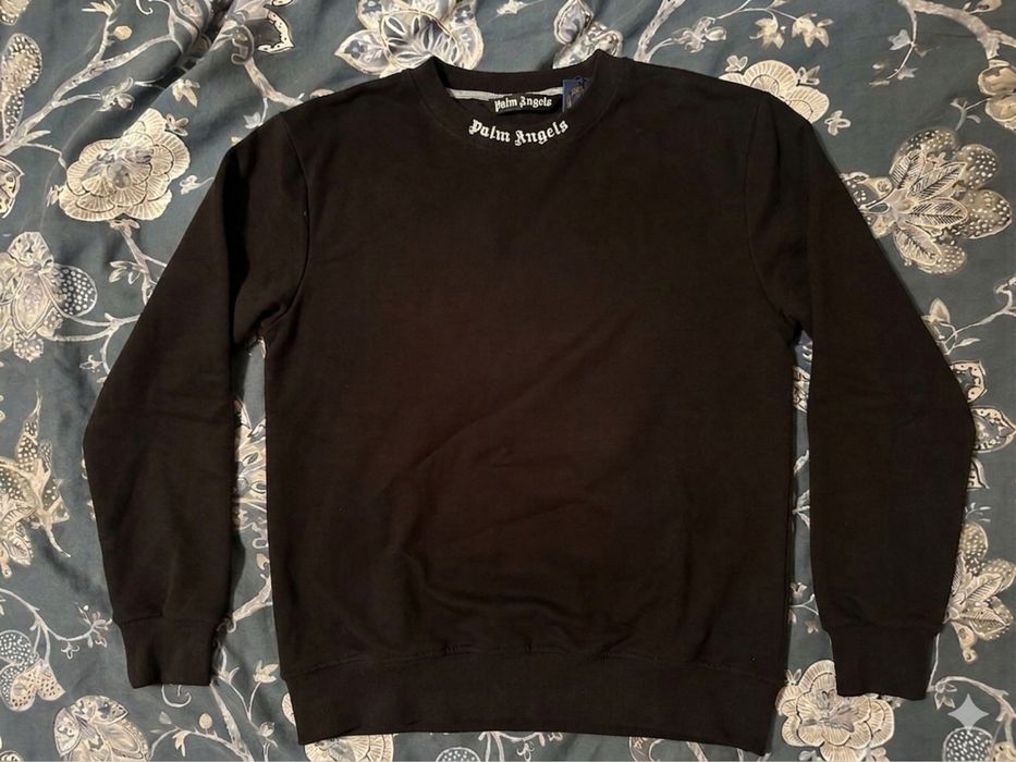 Palm angels мъжка черна блуза