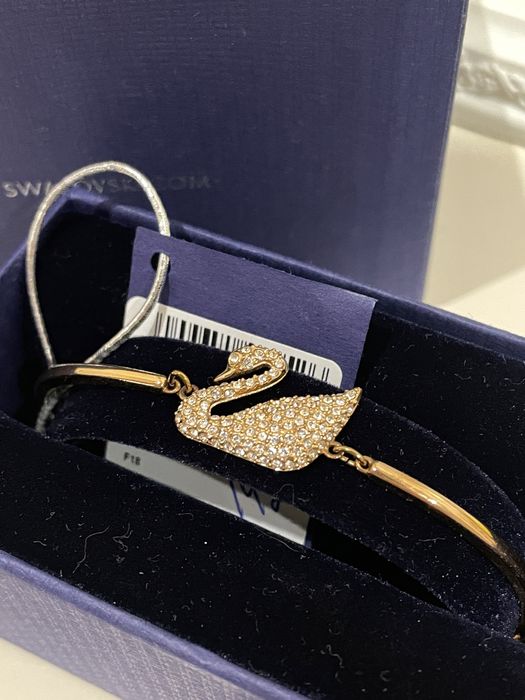 Браслет swarovski с лебедем