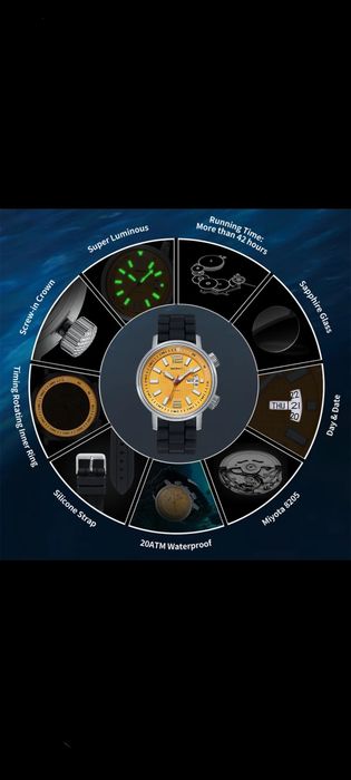 Механические часы " BERNY "