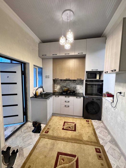 Трехкомнатный дом 50м2 Ташсельмаш с вьездом для авто 1.3 сот фасад 11