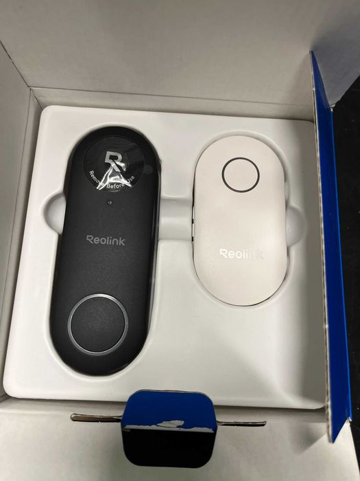 Sonerie video Reolink 5MP PoE cu clopoțel, unghi de acțiune ultra-wide de 180°, audio bidirecțional