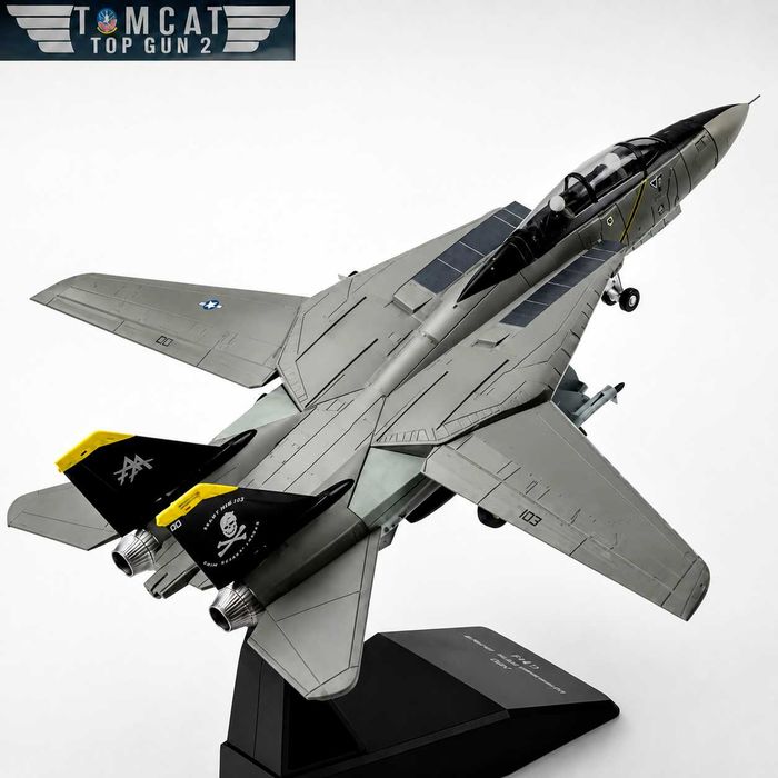 Macheta avion metalica Grumman F-14A Tomcat Top Gun 20cm