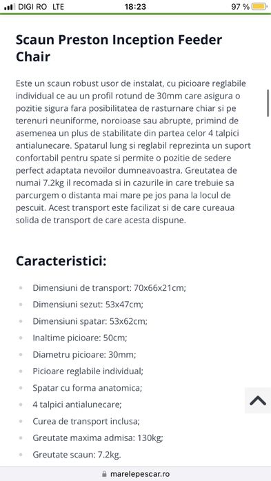 Echipament pescuit feeder