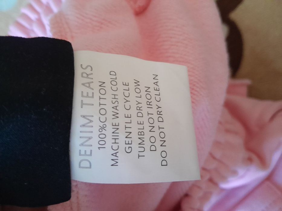 Pantaloni scurti roz denim tears originali