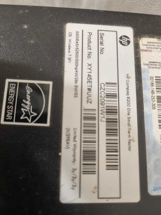 Unitate HP Compaq 8200 Elite Intel i7-2600 8gm ram