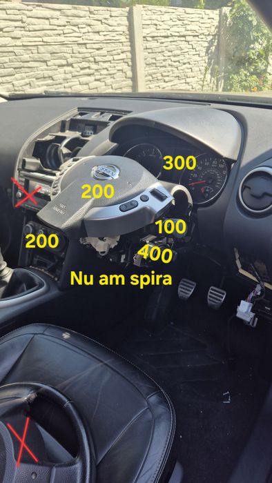 Dezmembrez Qashqai+2 Nissan Qashqai J10 1.5 dci piese Tekna piele Bose panoramic