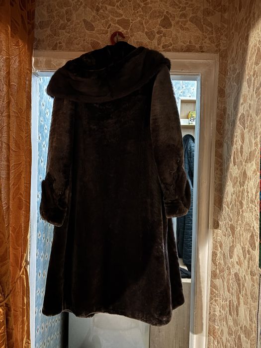 Шуба мутоновая облегченная