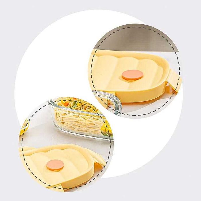 Комплект от 2 бр термоустойчиви стъклени кутии за храна с термо чанта