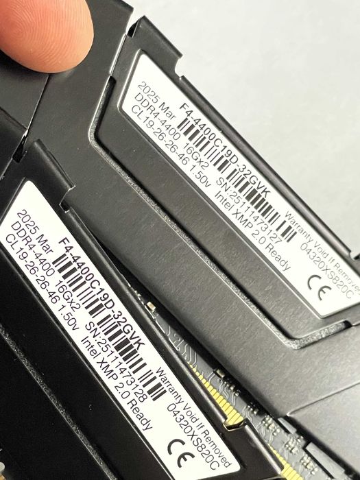 G.SKILL Ripjaws DDR4 4400Mhz 32Gb [2 x16GB]