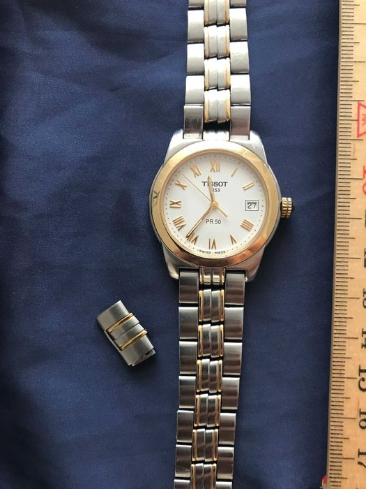 Продава оригинален Швейцарски мъжки часовник TISSOT PR 50