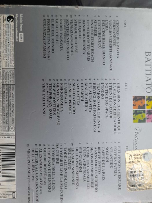 Franco Battiato платинен диск