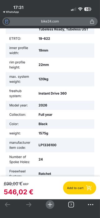 Roti cursiera Mavic Ksyrium Sl Disc ust