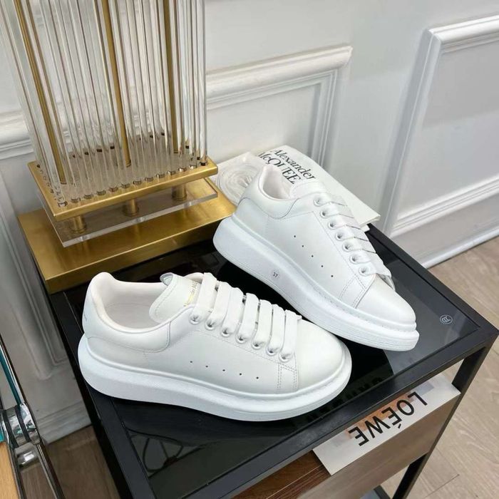 Alexander McQueen White/White Sneakers Full Box Verificare Colet