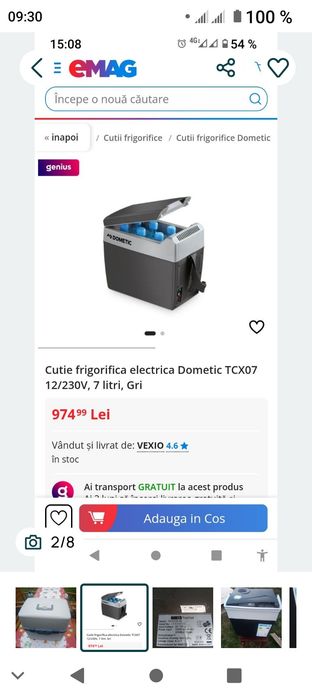 Vând frigider, răcitor auto camping