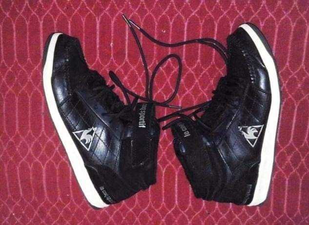 Ghete Bascheti /Adidasi originali LE COQ SPORTIF, piele natural imblan