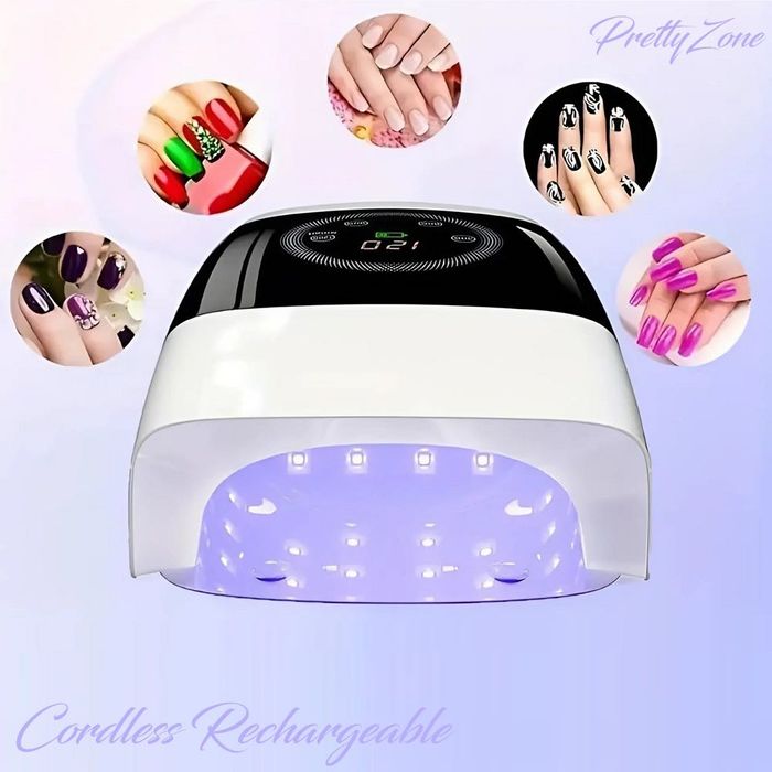 Безжична UV LED лампа за нокти 108W презарежда -Cordless Rechargeable