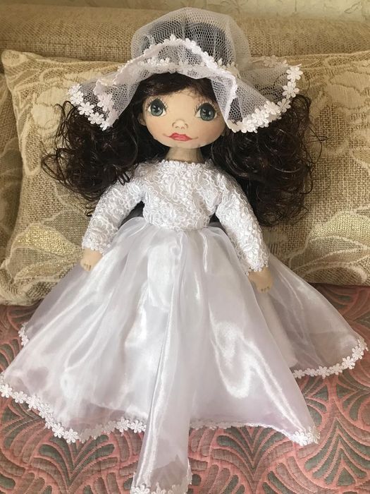 Кукла текстильная. Ручная работа мастера.