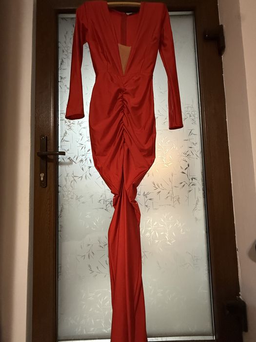 Rochie de seara, rosie, marimea S