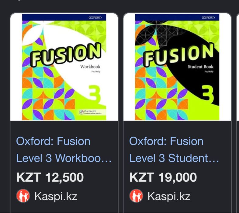 Fusion 3 Oxford Students’s book + workbook