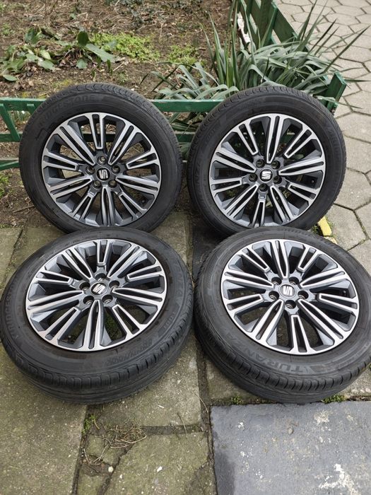Джанти 16ки 5х100 с летни гуми Bridgestone 195/55/16