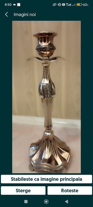 Sfeșnic metal model deosebit

  - Atlantic Worldmaster Original , cea