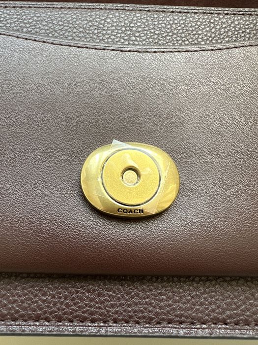 Дамска чанта Coach Tabby Shoulder Bag 26 в кафяв цвят