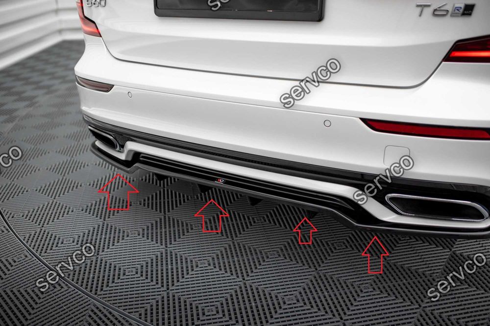 Prelungire bara spate Volvo S60 R-Design Mk3 2018- v2 - Maxton Design