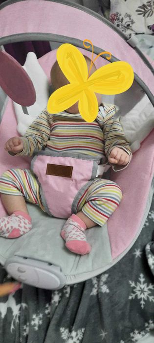 Scaun/leagan/balansoar Momi Tuli, cu vibratie si sunete bebelusi