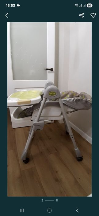 Коляска + стульчик для кормления