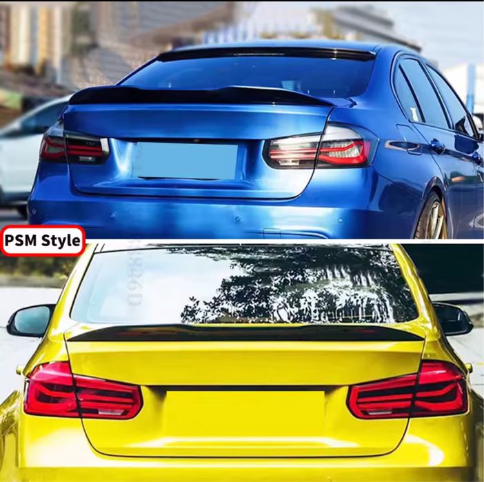 eleron porbagaj bmw f30 P style/PSM style negru lucios