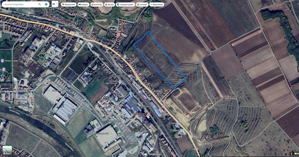 teren de vanzare zona Petrom Blaj
