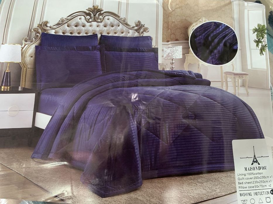 Летний комплект страйп сатин