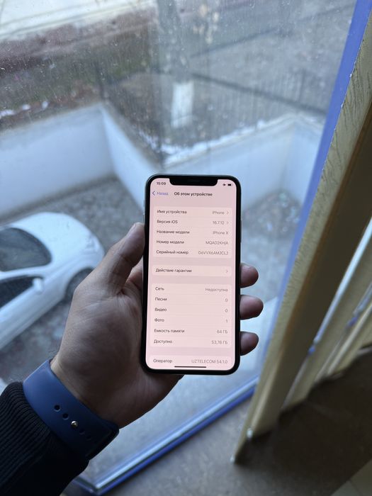 Iphone x ayfon x 64gb oq sotiladi tel ideal aybi yo face ishlidi