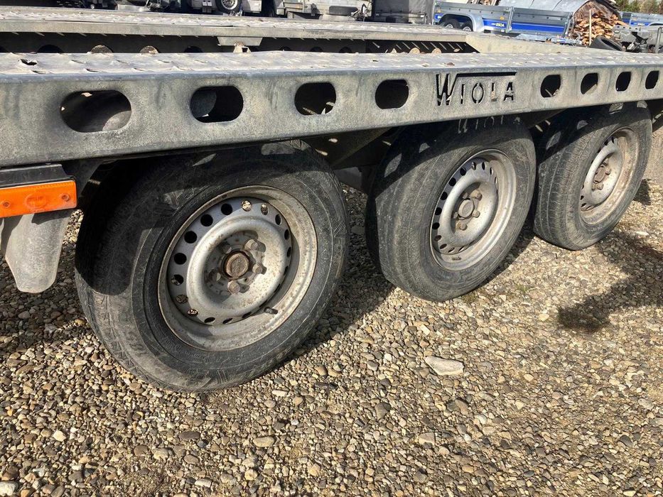 Platforma WIOLA Trailer 8m lung dublu 3 axe
