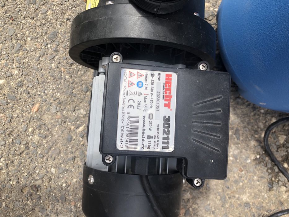 filtru nisip piscina hecht 302111 250 w 7 cai