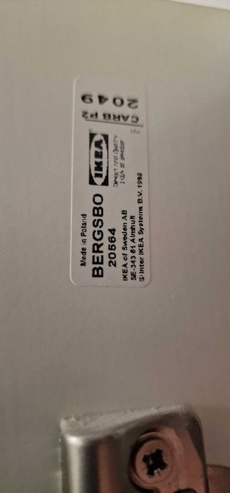 Sifonier alb IKEA 100/38/201