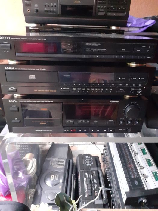 DENON cassette deck tuner si CD