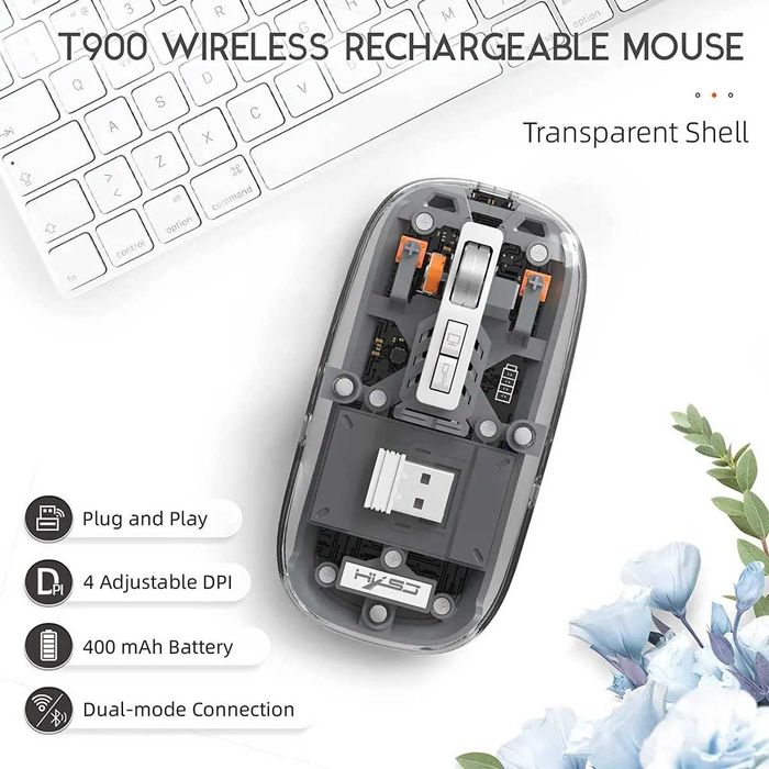 Mouse праздничная мышка бесшумный Bluetooth