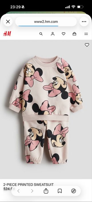 H&M детские костюмы двойки