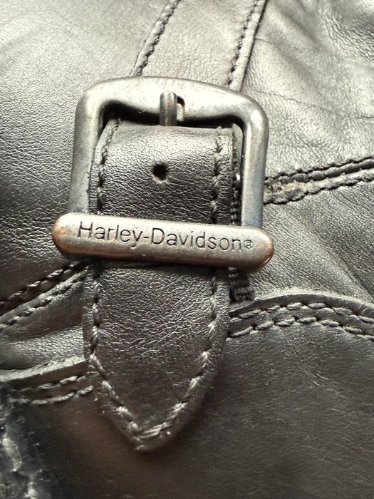Ghete piele Harley Davidson