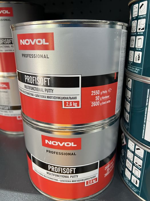 novol shpatlevka 900gr 1kg 1.8kg 2.6kg 4kg steklovalaknom