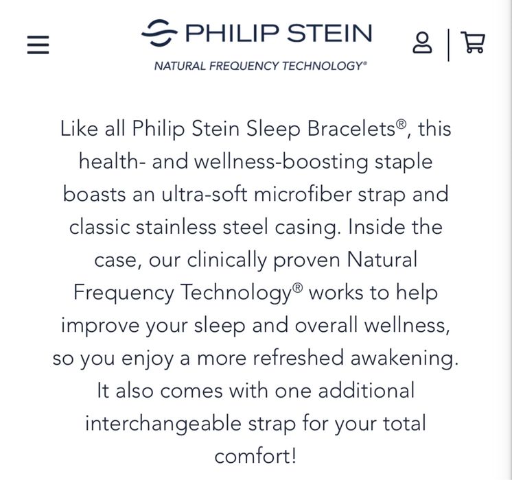 PHILIP STEIN Sleep bracelet гривна за сън