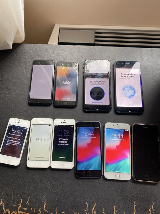 Iphone 4s, 5 s, 6, 6s ,7 , 7 plus -заключени и отключени