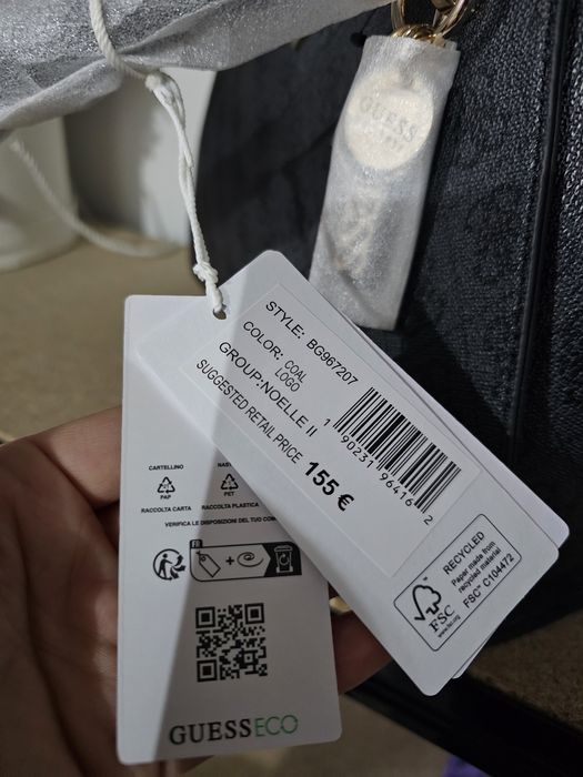 Geanta GUESS Noelle ll luxury satchel