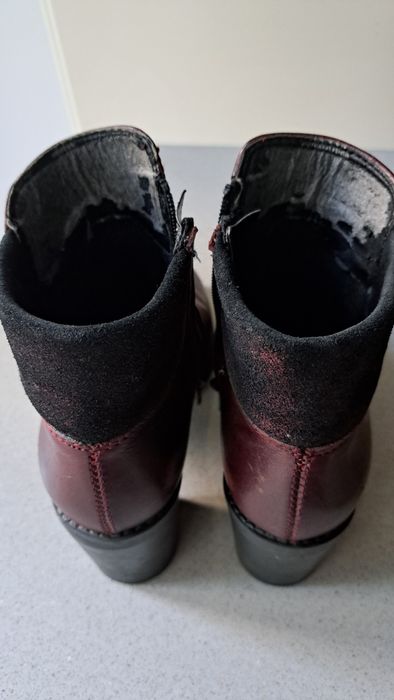 Botine piele naturala 35