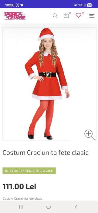 Costum de Craciunita 116, 4-5 ani